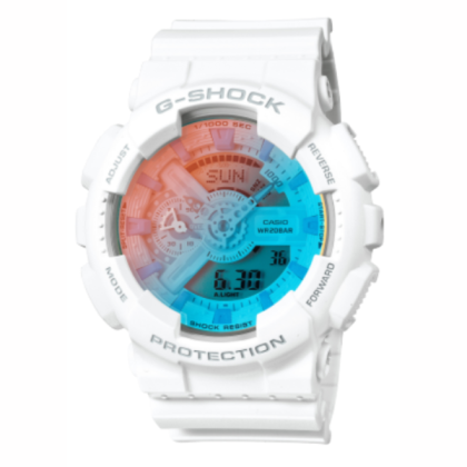 Casio G-Shock Radiant GA-110TL-7A Digital White Resin Band Men Watches